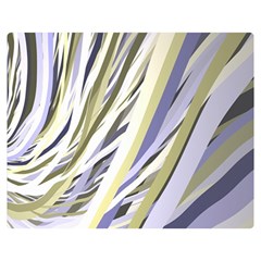 Wavy Ribbons Background Wallpaper Double Sided Flano Blanket (medium)  by Nexatart