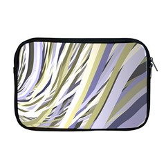 Wavy Ribbons Background Wallpaper Apple Macbook Pro 17  Zipper Case by Nexatart