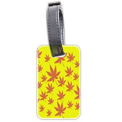 Autumn Background Luggage Tags (two Sides) by Nexatart