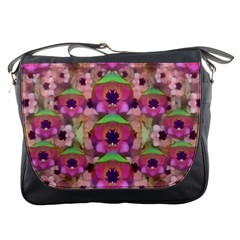 It Is Lotus In The Air Messenger Bags by pepitasart