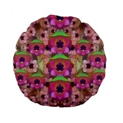 It Is Lotus In The Air Standard 15  Premium Round Cushions by pepitasart