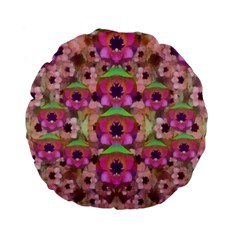 It Is Lotus In The Air Standard 15  Premium Flano Round Cushions by pepitasart