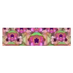 It Is Lotus In The Air Satin Scarf (oblong) by pepitasart