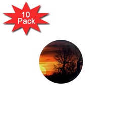 Sunset At Nature Landscape 1  Mini Magnet (10 Pack)  by dflcprints