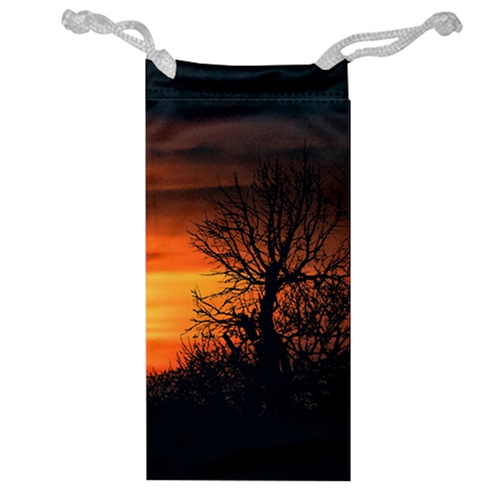 Sunset At Nature Landscape Jewelry Bag