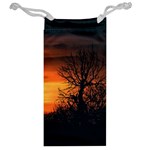 Sunset At Nature Landscape Jewelry Bag Back