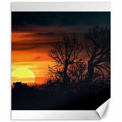 Sunset At Nature Landscape Canvas 20  X 24   by dflcprints