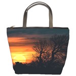 Sunset At Nature Landscape Bucket Bags Front