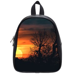 Sunset At Nature Landscape School Bags (small)  by dflcprints