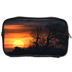 Sunset At Nature Landscape Toiletries Bags 2-side by dflcprints