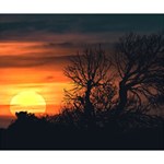 Sunset At Nature Landscape Deluxe Canvas 14  x 11  14  x 11  x 1.5  Stretched Canvas