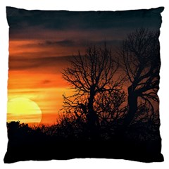 Sunset At Nature Landscape Standard Flano Cushion Case (two Sides) by dflcprints