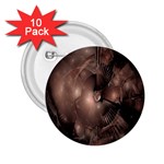 A Fractal Image In Shades Of Brown 2.25  Buttons (10 pack)  Front