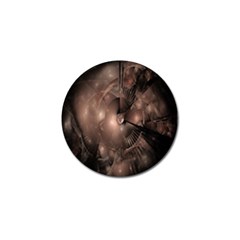 A Fractal Image In Shades Of Brown Golf Ball Marker (10 Pack) by Nexatart