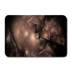 A Fractal Image In Shades Of Brown Plate Mats by Nexatart