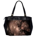 A Fractal Image In Shades Of Brown Office Handbags (2 Sides)  Back