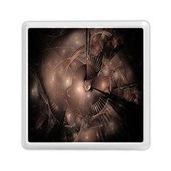 A Fractal Image In Shades Of Brown Memory Card Reader (square)  by Nexatart