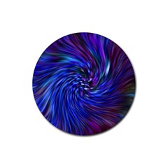 Stylish Twirl Rubber Round Coaster (4 Pack)  by Nexatart