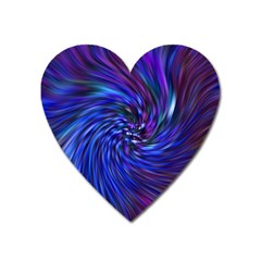 Stylish Twirl Heart Magnet by Nexatart