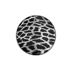 Black And White Giraffe Skin Pattern Hat Clip Ball Marker by Nexatart