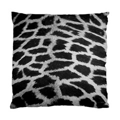 Black And White Giraffe Skin Pattern Standard Cushion Case (two Sides) by Nexatart