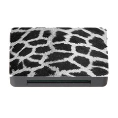 Black And White Giraffe Skin Pattern Memory Card Reader With Cf by Nexatart