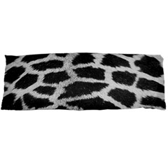 Black And White Giraffe Skin Pattern Body Pillow Case Dakimakura (two Sides) by Nexatart