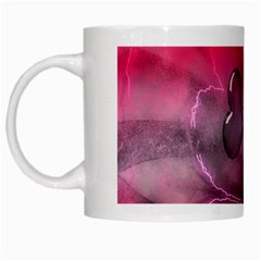 Love Hearth Background Wallpaper White Mugs by Nexatart