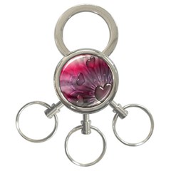 Love Hearth Background Wallpaper 3-ring Key Chains by Nexatart