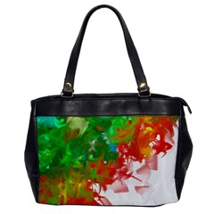 Digitally Painted Messy Paint Background Textur Office Handbags by Nexatart