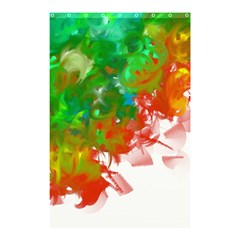 Digitally Painted Messy Paint Background Textur Shower Curtain 48  X 72  (small)  by Nexatart