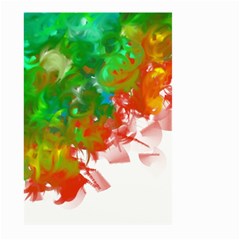 Digitally Painted Messy Paint Background Textur Large Garden Flag (two Sides) by Nexatart