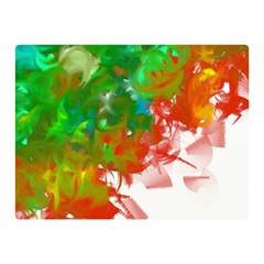 Digitally Painted Messy Paint Background Textur Double Sided Flano Blanket (mini)  by Nexatart