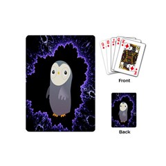 Fractal Image With Penguin Drawing Playing Cards (mini)  by Nexatart