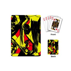 Easy Colors Abstract Pattern Playing Cards (mini)  by Nexatart