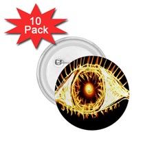 Flame Eye Burning Hot Eye Illustration 1 75  Buttons (10 Pack) by Nexatart