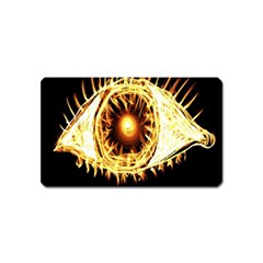 Flame Eye Burning Hot Eye Illustration Magnet (name Card) by Nexatart