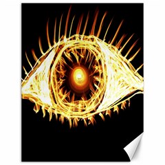 Flame Eye Burning Hot Eye Illustration Canvas 12  X 16   by Nexatart