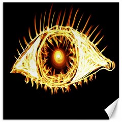 Flame Eye Burning Hot Eye Illustration Canvas 20  X 20   by Nexatart