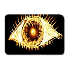 Flame Eye Burning Hot Eye Illustration Plate Mats by Nexatart