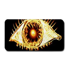 Flame Eye Burning Hot Eye Illustration Medium Bar Mats by Nexatart