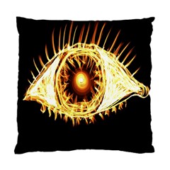 Flame Eye Burning Hot Eye Illustration Standard Cushion Case (one Side) by Nexatart