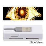 Flame Eye Burning Hot Eye Illustration Memory Card Reader (Stick)  Front