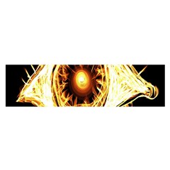 Flame Eye Burning Hot Eye Illustration Satin Scarf (oblong) by Nexatart