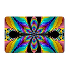 Fractal Butterfly Magnet (rectangular) by Nexatart