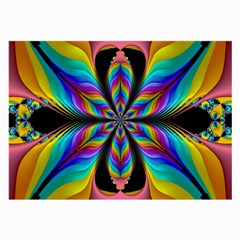 Fractal Butterfly Large Glasses Cloth by Nexatart