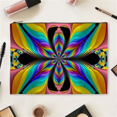 Fractal Butterfly Cosmetic Bag (xl) by Nexatart