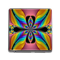 Fractal Butterfly Memory Card Reader (square) by Nexatart