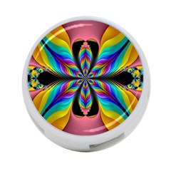 Fractal Butterfly 4-port Usb Hub (two Sides)  by Nexatart