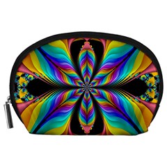 Fractal Butterfly Accessory Pouches (large)  by Nexatart